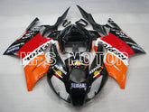Carénage ABS Aprilia RSV 1000 R 2004-2009 - Repsol - Noir Rouge Orange - MFS4334